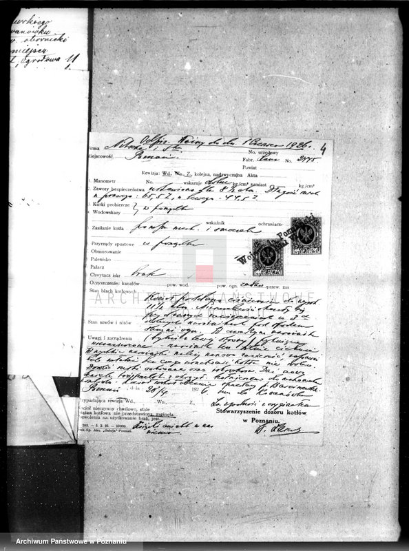 Obraz 8 z jednostki "Tartak Kowanówko, pow. obornicki nr woj. 1078"