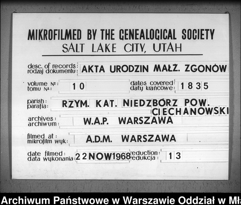 image.from.unit.number "Akta urodzin, małżeństw i zgonów"