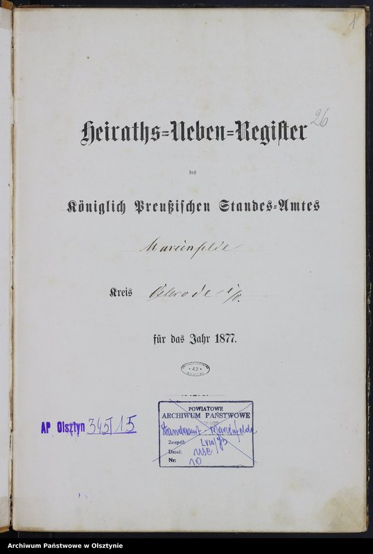 image.from.unit.number "Heiraths-Neben-Register Nr 1 - 31"