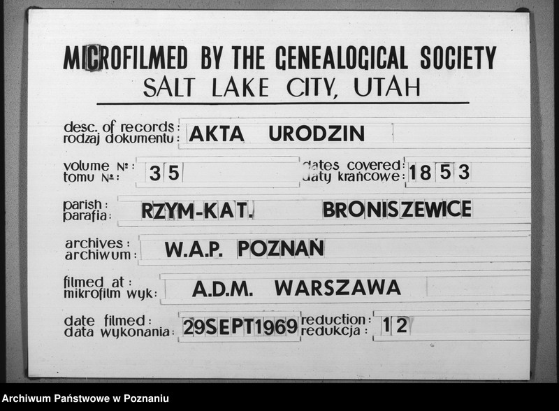 image.from.team "Akta stanu cywilnego Parafii Rzymskokatolickiej Broniszewice (pow. pleszewski)"