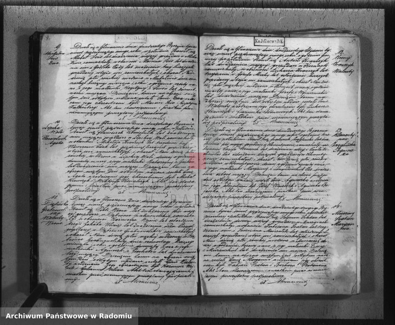 image.from.unit.number "Duplikat aktów religijno cywilnych urodzenia, małżeństw i zejścia w parafii Głowaczów 1858 r."