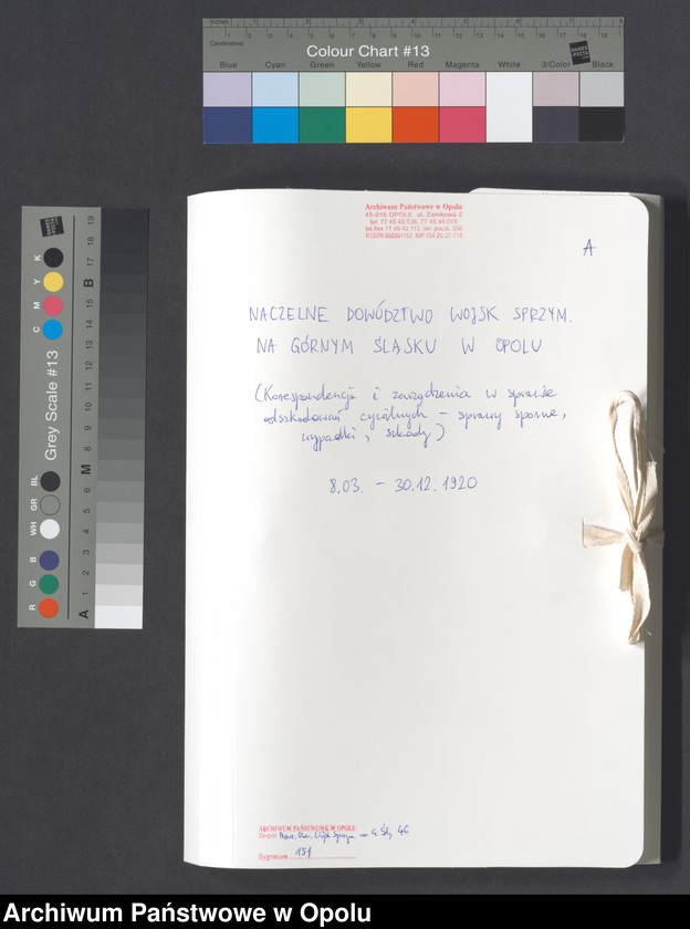 Obraz 2 z jednostki "Reparations civiles-Contentieux /Korespondencja i zarządzenia w sprawie odszkodowań cywilnych - sprawy sporne, wypadki, szkody/ 8.03 - 30.12.1920"