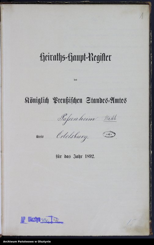 image.from.unit.number "Heiraths-Haupt-Register Nr 1 - 11"