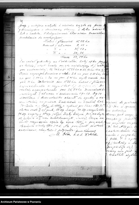 Obraz 8 z jednostki "Zatwierdzenie projektu planu urządzenia gospodarstwa leśnego dla lasów majątku Przystajnia powiat kaliski"