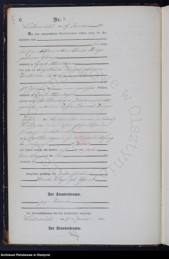 image.from.unit.number "Sterbe-Neben-Register Nr 1 - 105"