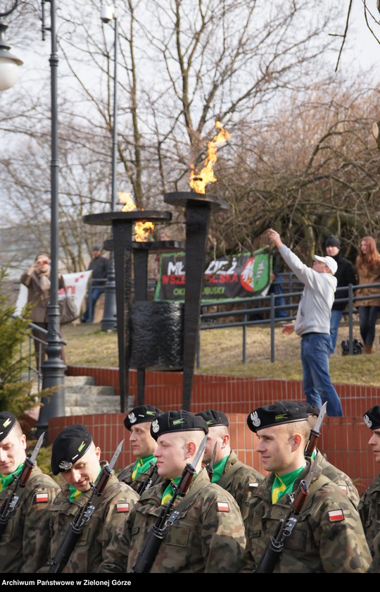 Obraz 10 z jednostki "Odsłonięcia pomnika "Żołnierzy Wyklętych" w Zielonej Górze"