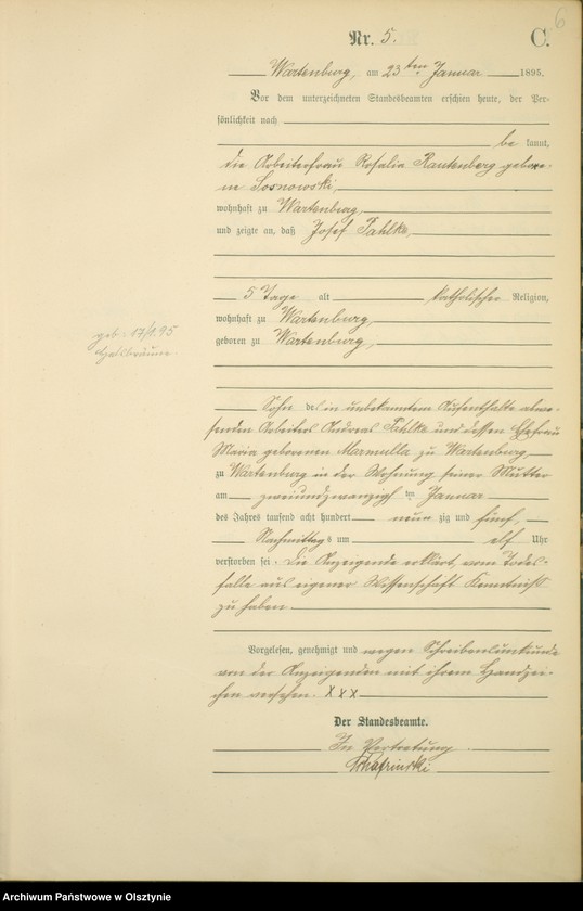 image.from.unit.number "Sterbe-Haupt-Register Nr 1 - 129"