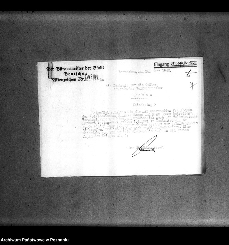 Obraz 11 z jednostki "Amtliche Meldungen Kreis Grätz (Grodzisk)"