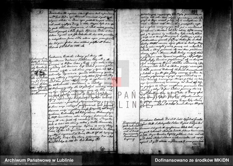 image.from.unit.number "[Księga wpisów biskupa chełmskiego Teodozjusza Rostockiego] 1784 - 1787 Akta za szczęśliwych rządów - - Porfiriusza Skarbka Ważyńskiego nominata biskupa chełmskiego i bełskiego oraz z całą jurysdykcją administratora zaczęte [s.152] 1787-1791"