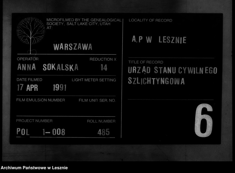 Obraz 1 z jednostki "[Księga zgonów]"