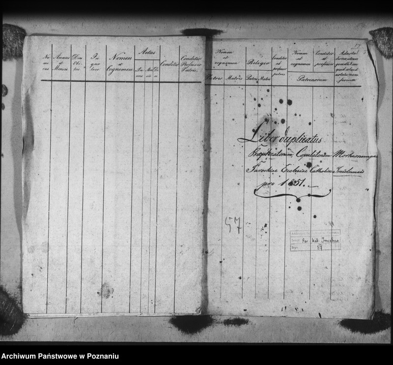 image.from.unit.number "Liber baptisatorum, copulatorum, mortuorum"