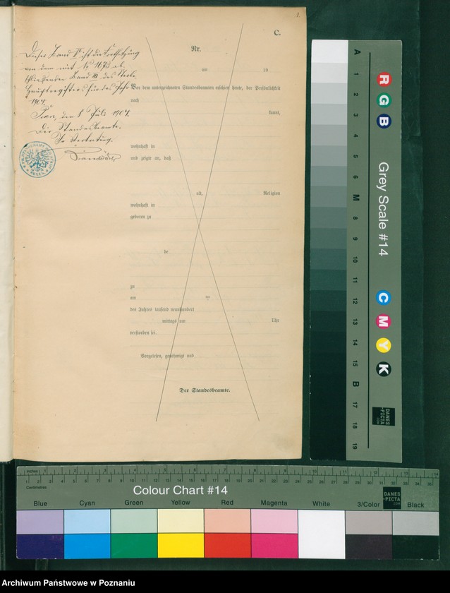 Obraz 3 z jednostki "Księga miejscowa zgonów tom IV"