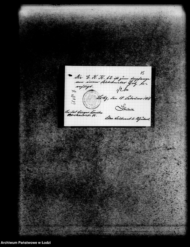 Obraz 18 z jednostki "Dokumenty dotyczące władz niemieckich [drzewo]"