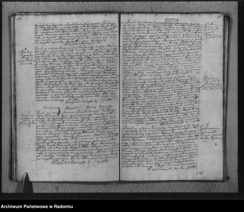 Obraz 15 z jednostki "Duplikat urodzonych, zaślubionych i zmarłych parafii Kazanów na rok 1854"