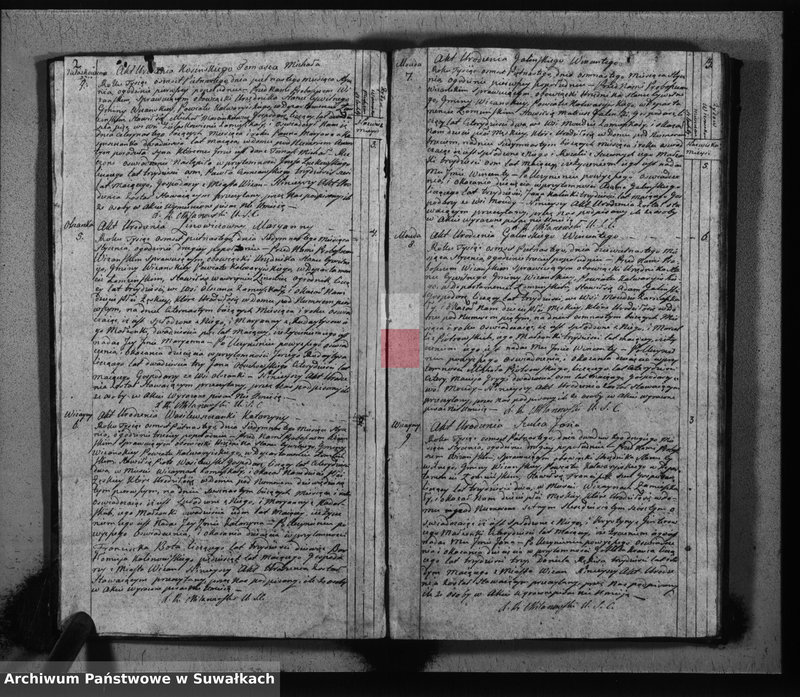 image.from.unit.number "Akta urodzonych gminy wiżayńskiey powiatu kalwaryskiego w departamencie łomżyńskim od dnia 1-go miesiąca stycznia 1815 roku do dnia ostatniego miesiąca grudnia tegoż roku"