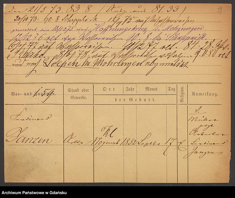 image.from.unit.number "Karty meldunkowe: Janzen E. - Janzon "