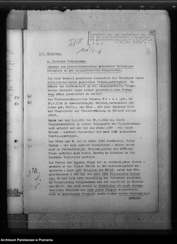 Obraz 20 z jednostki "Ostsperre für polnische Versippte"