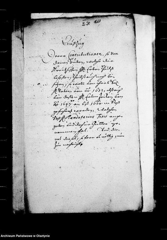 image.from.unit.number "Praetentionen des Advocati Fisci wegen der Contributionen und Stationen, Specificationen, Auszüge Verzeichnisse der Restanten und Quittanzen, Untersuchungen im Amte Deutsch Eylau"