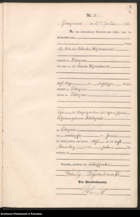 Obraz 14 z jednostki "Księga zgonów"