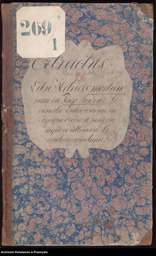 image.from.unit.number "Extractus libri metrices mortuorum in pago Radruż decanatu Lubaczoviensis incipiendo a die 16 Junij 1784 usque ad ultimam Decembris 1840 inclusive"