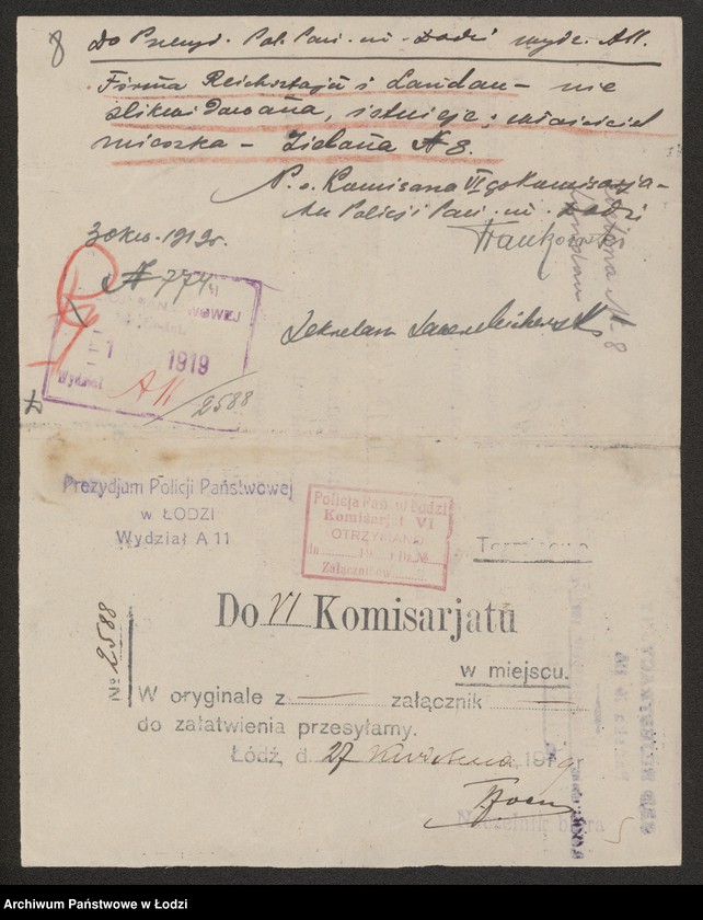 Obraz 10 z jednostki "Maks Reichstern, Maurycy Landan- fabrykacja i sprzedaż materiałów wełnianych i półwełnianych"