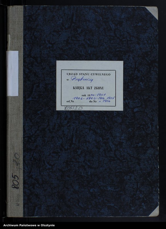 image.from.unit.number "Księga akt zgonu Nr 1 - 19, 1 - 25, 1-31, 1-35, 1-13, 1-22, 1-33; /przepisana w języku polskim z oryginału niemieckiego w dniach 14.07.1961 - 18.07.1961/"