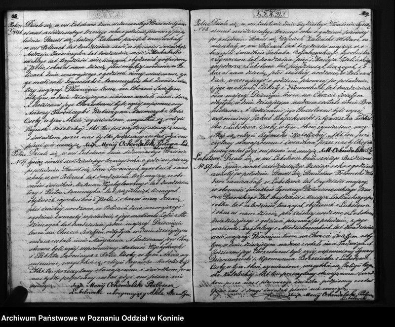 Obraz 20 z jednostki "Duplikat urodzonych, ślubów i zmarłych"