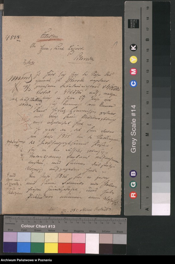 Obraz 5 z jednostki "A. betr. die Feststellung der Untertanen Verhältnisse des hier wegen Verdacht politischer Umtriebe verhaftet gewesen Robert von Wolski; Boleslaus von Wolski und den Thadeus von Wolanowski"