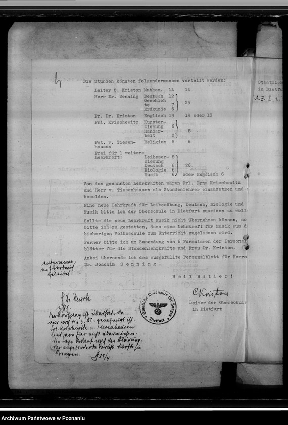 Obraz 8 z jednostki "Oberschulen in Dietfurt (Żnin), Wongrowitz und Gnesen"