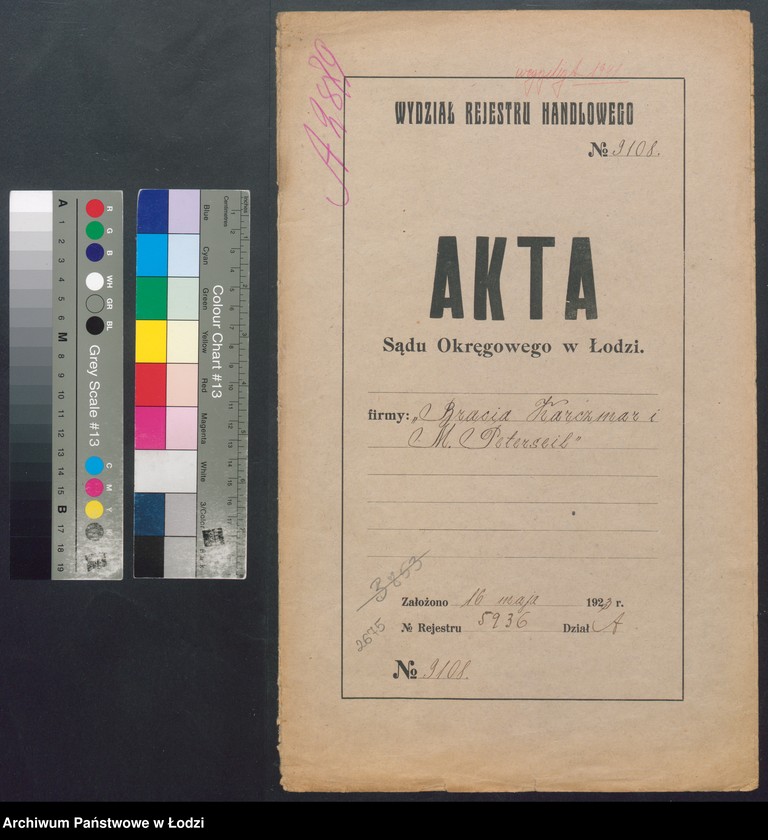 Obraz 2 z jednostki "Bracia Karczmar i M. Peterseil - handel manufakturą"