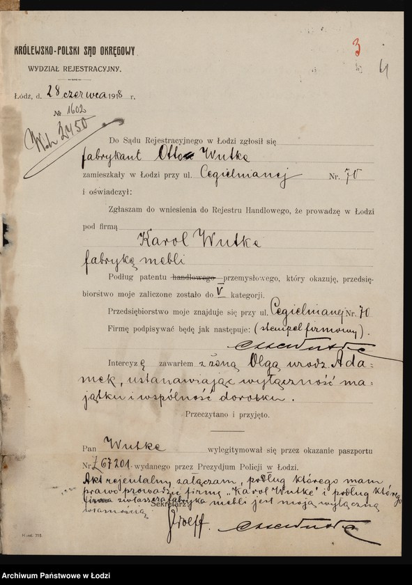 Obraz 6 z jednostki "Karol Wutke- fabryka mebli"