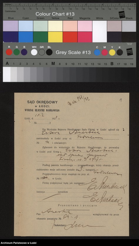 Obraz 3 z jednostki "Estera Auerbach- sprzedaż papieru"