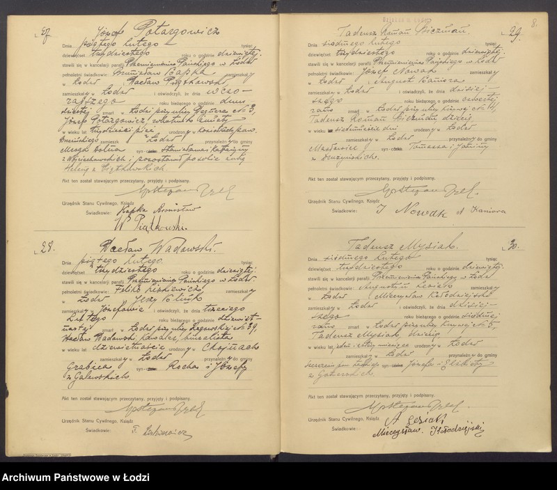 Obraz 10 z jednostki "Akta zgonów"