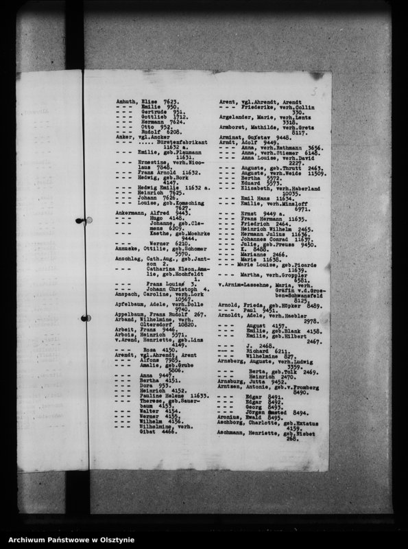 image.from.unit.number "Alphabetisches Namensverzeichnis der in Königsberg Begrabenen /do powyżej wym. 2 t. Grabbücher z 1933/"