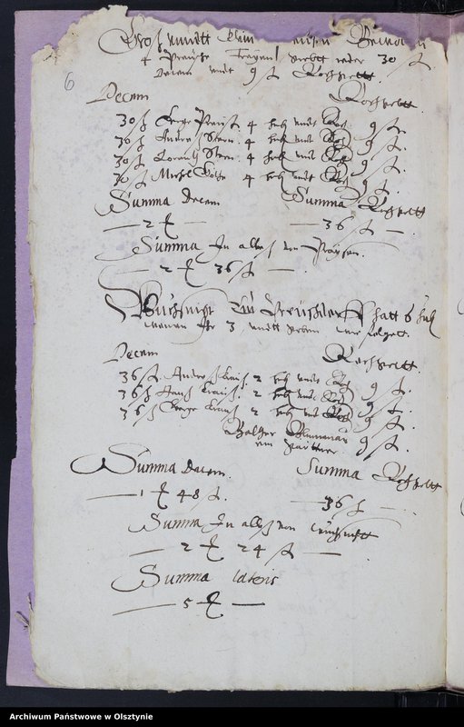 image.from.unit.number "Kirchen Rechnung des Kirchspiels Herzogswalde"