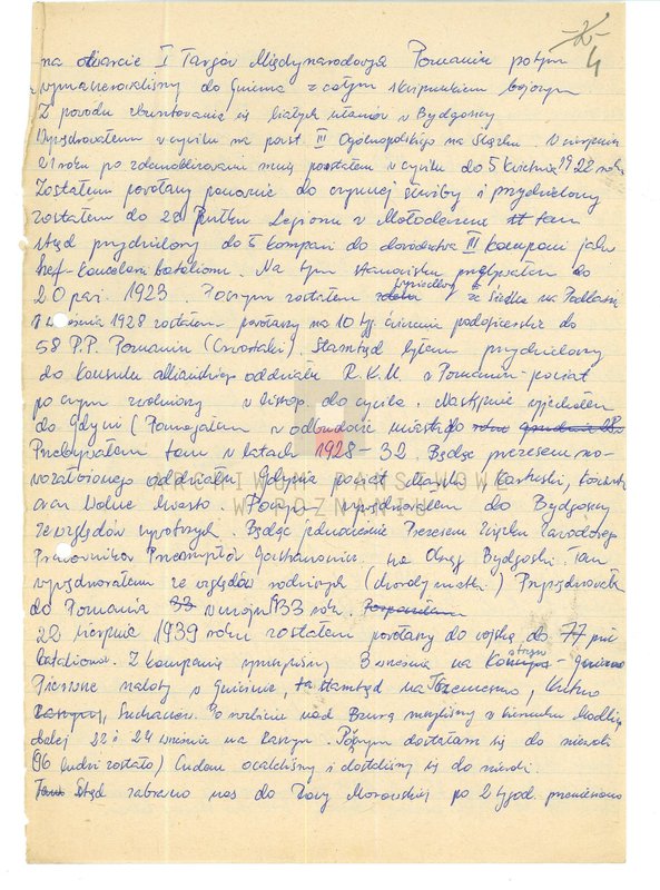 Obraz 12 z jednostki "Relacje i wspomnienia dotyczące powstania wielkopolskiego: 1. Poznań, część lll /autorzy relacji - N/."