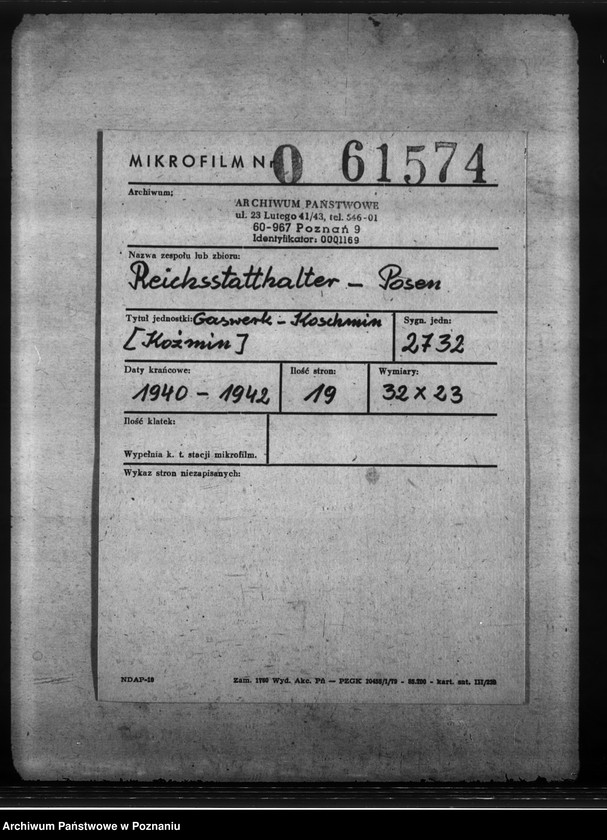 Obraz 2 z jednostki "Gaswerk - Koschmin (Koźmin)"