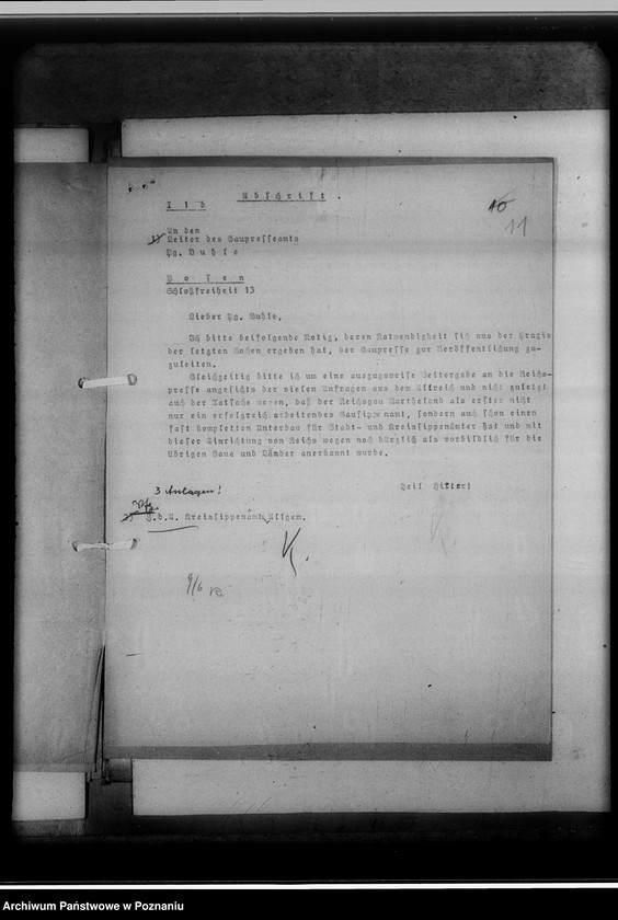 Obraz 15 z jednostki "Allgemeines betreff: Veröffentlichungen über Kreissippenämter"