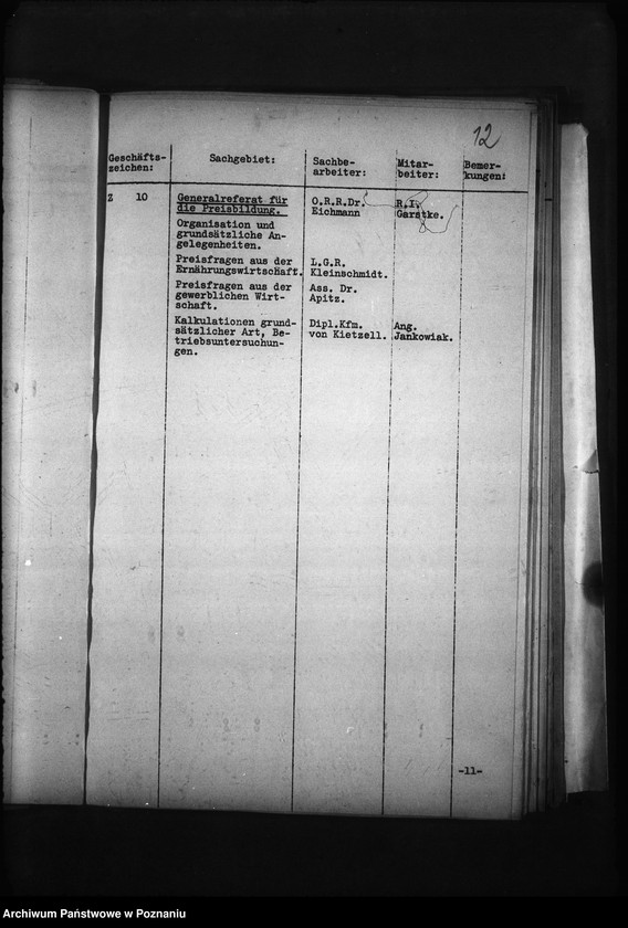 Obraz 16 z jednostki "Geschäftsverteilungsplan (urzędu namiestnika)"