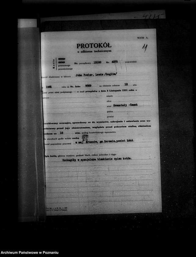 Obraz 15 z jednostki "Majętność Szamotulska własność Matuszewski nr woj. kotła 4275"