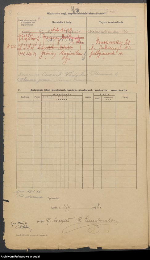 image.from.unit.number "Księga inwentarzowa nieruchomości m. Łodzi ul. Klonowa"