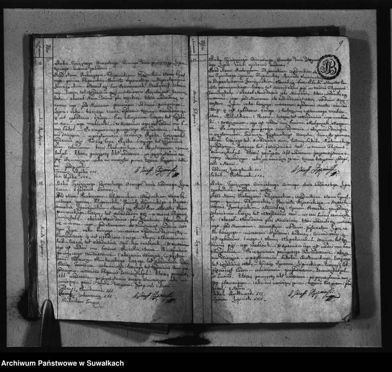 image.from.unit.number "Księgi Aktów Stanu Cywilnego Urodzonych Gminy i Parafij Filipowskiey Powiatu Seynenskiego Departamentu Łomżyńskiego od dnia pierwszego Maja Roku Tysięcznego Osiemsetnego Osmego do ostatniego dnia kwietnia Roku Tysięcznego osiemsetnego dziewiątego."