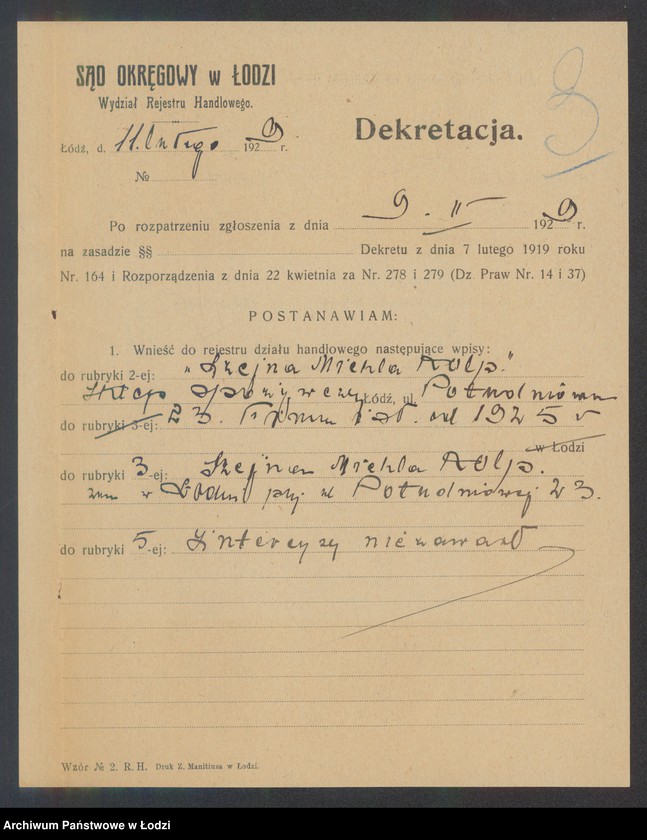 Obraz 5 z jednostki "Szejna Michla Kolp- sklep spożywczy"