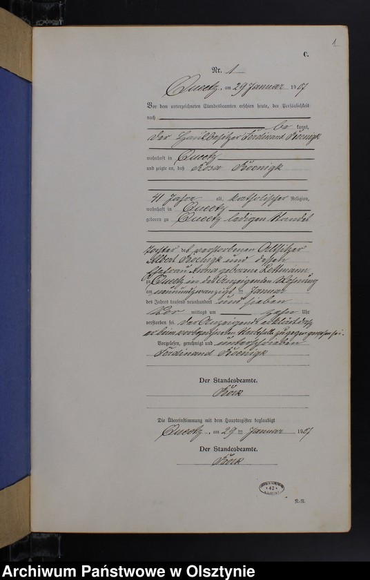 image.from.unit.number "Sterbe-Neben-Register Nr 1 - 19"