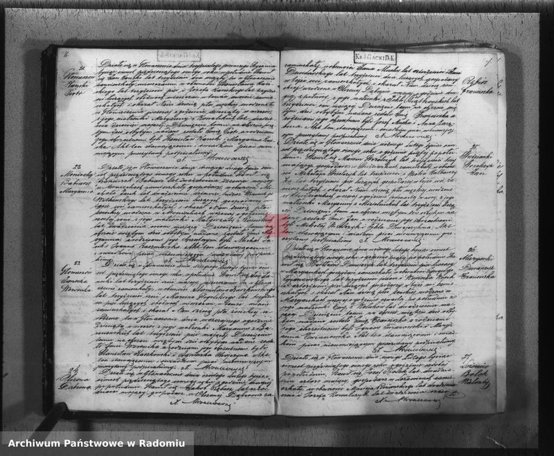 image.from.unit.number "Duplikat aktów religijno cywilnych urodzenia, małżeństw i zejścia w parafii Głowaczów 1858 r."