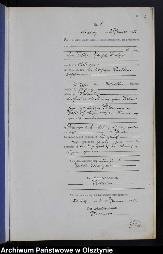 image.from.unit.number "Sterbe -Neben-Register Nr 1-68"