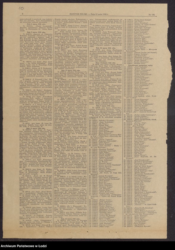 Obraz 12 z jednostki "Przędza Pończosznicza- Fajga Dymant- sprzedaż przędzy pończoszniczej i innej"