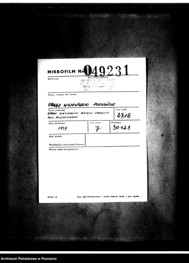 Obraz 2 z jednostki "Operat szacunkowy majątku Strzeszyn powiatu poznańskiego"