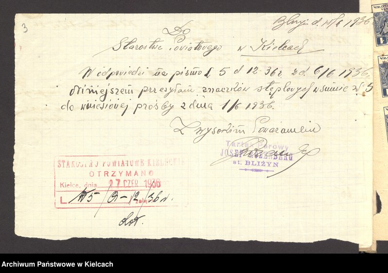 Obraz 6 z jednostki "[Odwołanie od wymiaru składki na rzecz gminy wyznaniowej żydowskiej w Bodzentynie]"