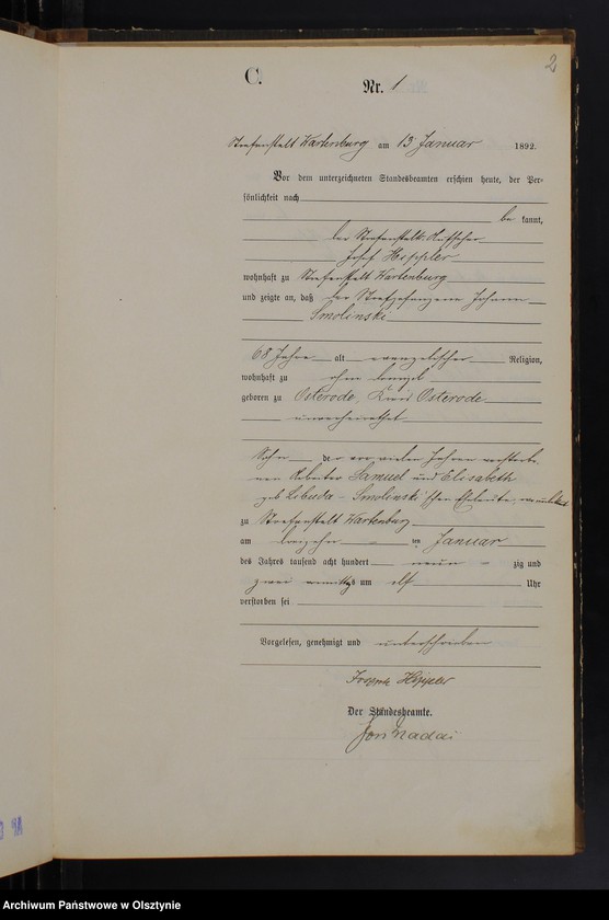 image.from.unit.number "Sterbe-Haupt-Register Nr 1 - 8"